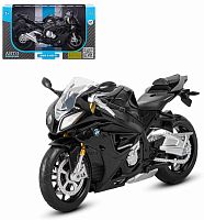 Автопанорама Мотоцикл металлический BMW S 1000 R / цвет черный					