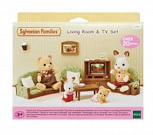 Sylvanian Families Игровой набор "Гостиная и телевизор"					