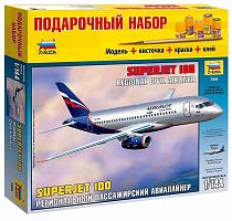 Звезда Сборная модель "Самолет SuperJet 100"