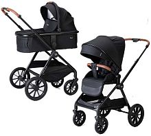 Bambini Moretti Коляска 2 в 1 Travel / цвет Black (черный)					