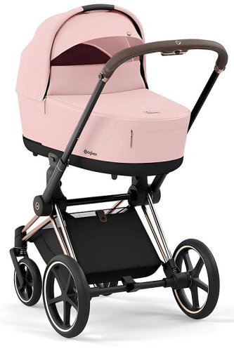 Cybex Коляска 2 в 1 Priam IV Rosegold / цвет Peach Pink, рама розовое золото