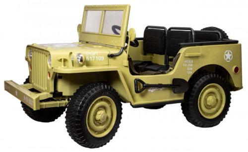 Toyland Электромобиль Джип Jeep Willys mini / цвет Matcha (матча)