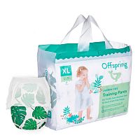 Offspring Трусики-подгузники  XL 12-20 кг  30 штук / расцветка Тропики					