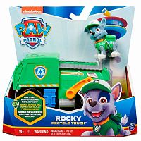 игрушка Paw Patrol Игровой набор Машинка с фигуркой Рокки, 15 см