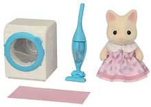 Sylvanian Families Набор "Прачечная и Цветочная кошечка"