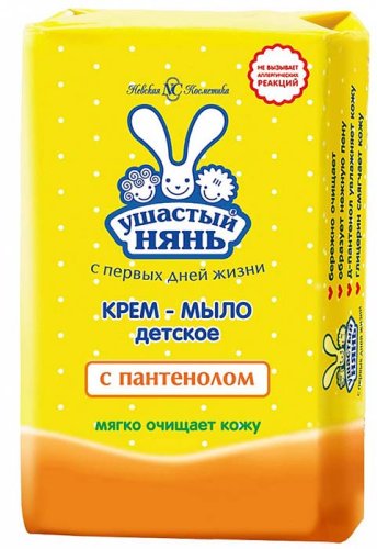 Ушастый нянь Крем-мыло с пантенолом, 90 г