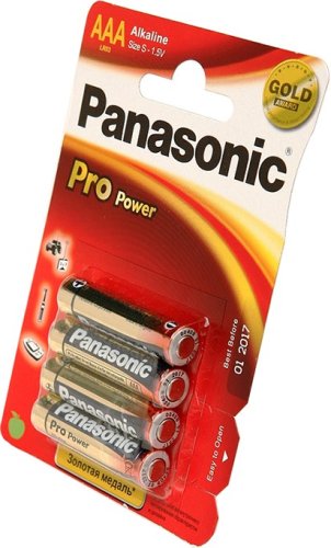 Panasonic Батарейки Pro Power ААА, 4 штуки