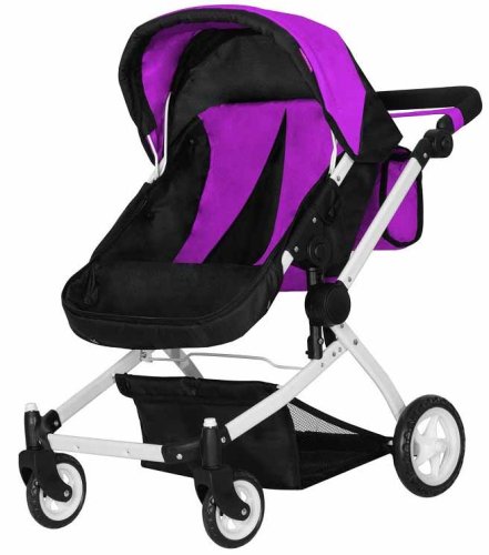 Carrello Коляска для кукол двойни Connect / цвет Purple (фиолетовый)