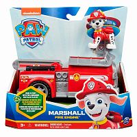 игрушка Paw Patrol Игровой набор Машинка с фигуркой Маршалл, 15 см