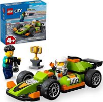 Lego City Конструктор Зеленый гоночный автомобиль					